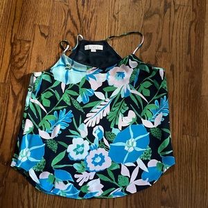 Loft halter floral line top. PM